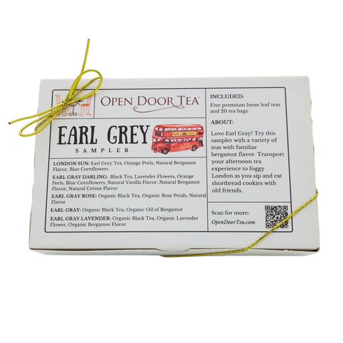 Earl Gray Tea Sampler - Open Door Tea CT