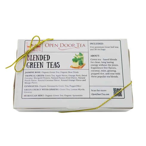 Blended Green Tea Sampler - Open Door Tea CT