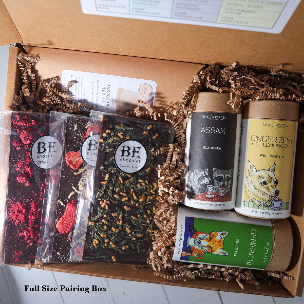 Tea & Chocolate Box, Pairing One – Open Door Tea CT