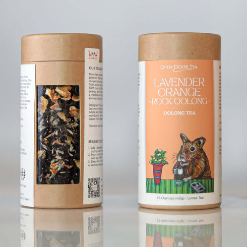 Lavender Orange Rock Oolong - Open Door Tea CT