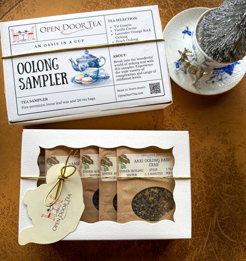 Oolong Tea Sampler - Open Door Tea CT