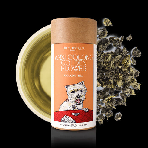Anxi Oolong Golden Flower - Open Door Tea CT