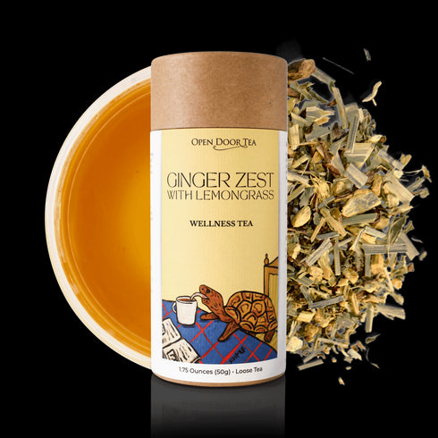 Ginger Zest with Lemongrass - Open Door Tea CT