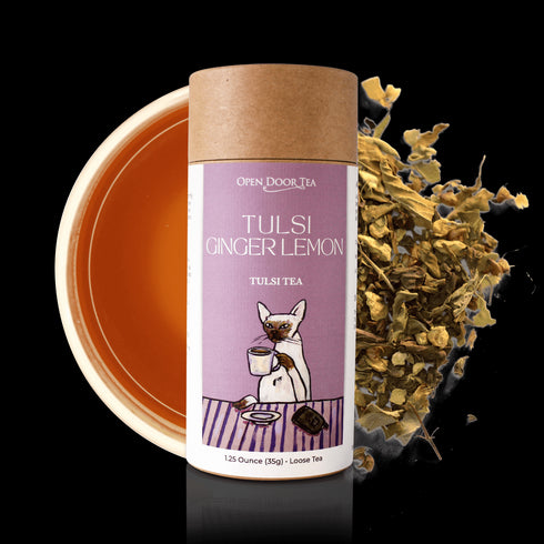 Tulsi Ginger Lemon - Open Door Tea CT