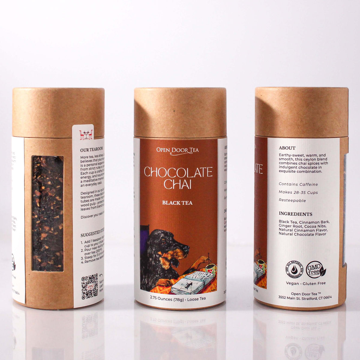 Chocolate Chai | Black Tea, Loose Leaf – Open Door Tea CT