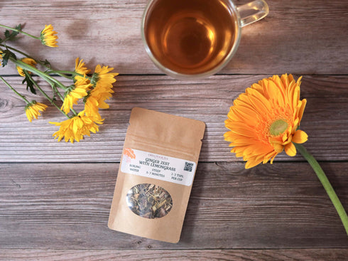 Ginger Zest with Lemongrass - Open Door Tea CT