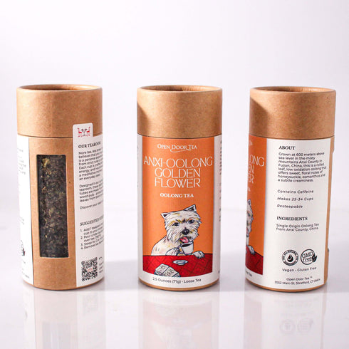 Anxi Oolong Golden Flower - Open Door Tea CT