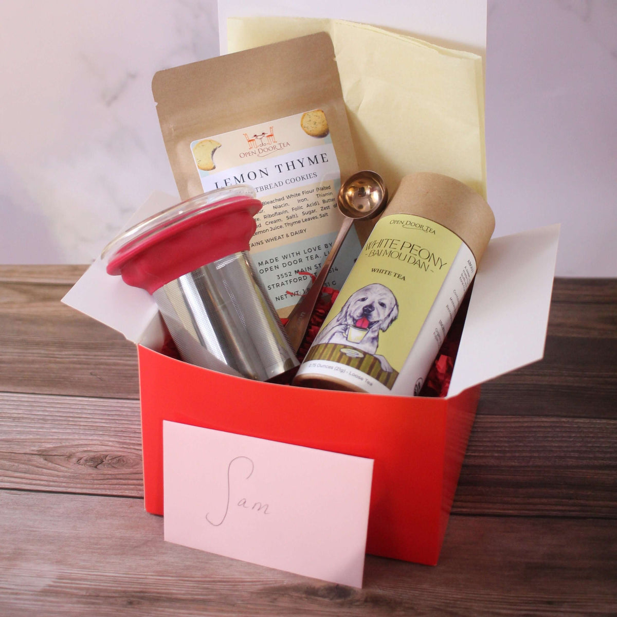 Custom Gift Box – Open Door Tea CT