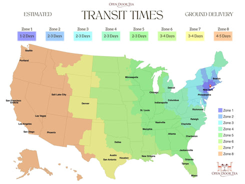 Transit time map