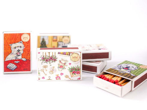 Match Book | Animal & Floral Pattern Match Books for Gift Add-Ons