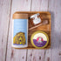 Tea Therapy Tray | Signature Tea Tube with "Tea" Candle, Honey Jar, Mini Dipper, and a Bamboo Tray