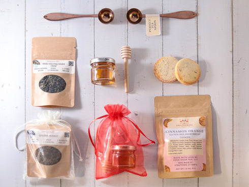 The Mini Gift Bag | Tea, Honey, Cookies, or Teaspoon | Great for Group Gifts