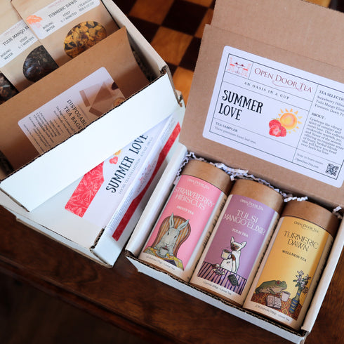 Summer Love Tea Sampler | 3 Loose Leaf Teas for Gifts & Tastings