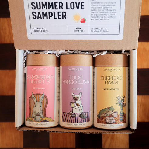 Summer Love Tea Sampler | 3 Loose Leaf Teas for Gifts & Tastings