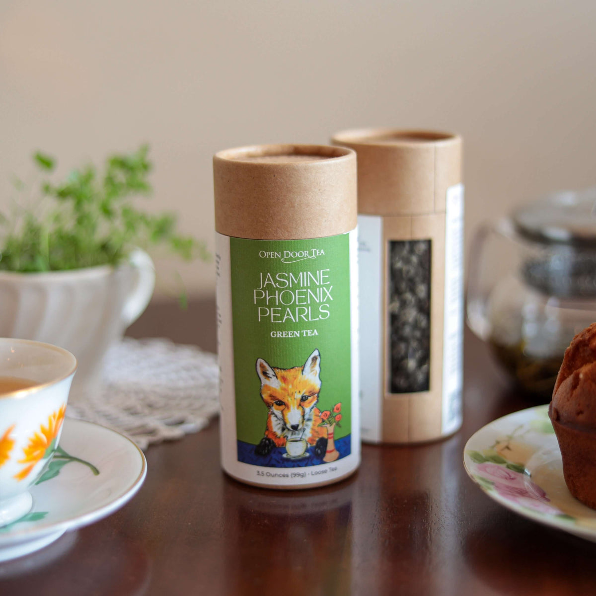 Jasmine Phoenix Pearls | Green Tea, Loose Leaf – Open Door Tea CT