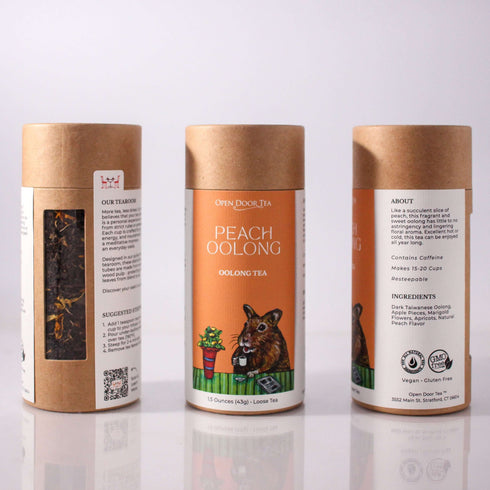 Peach Oolong - Open Door Tea CT