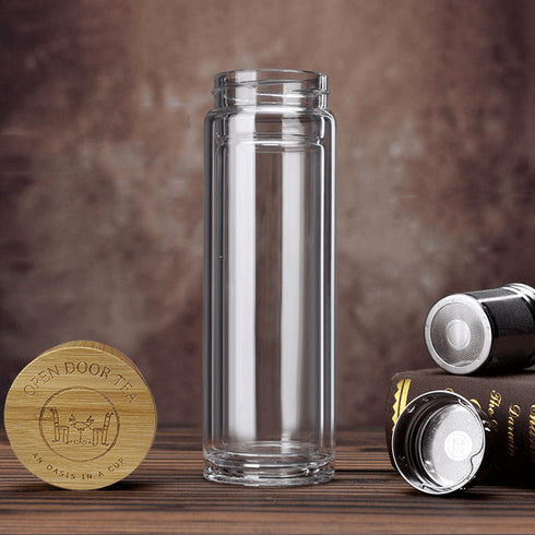 Bamboo Tea Tumbler - Open Door Tea CT