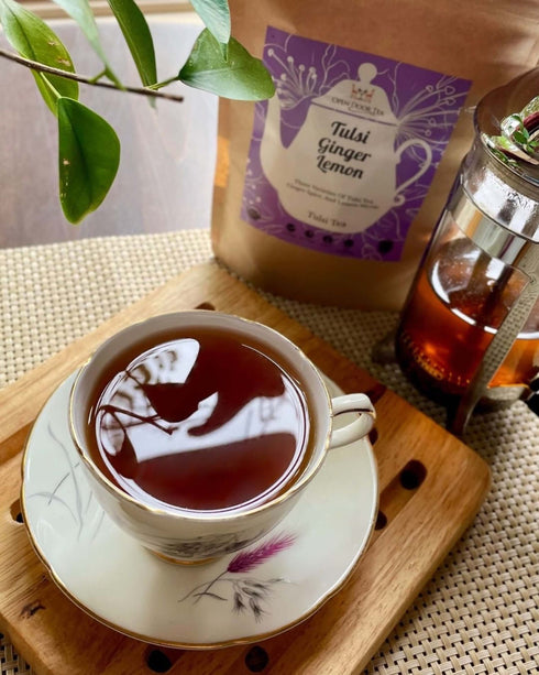 Tulsi Ginger Lemon - Open Door Tea CT