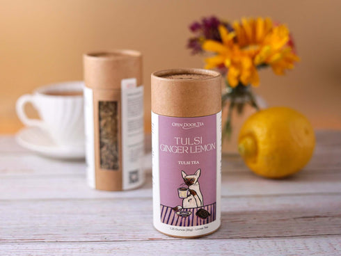 Tulsi Ginger Lemon - Open Door Tea CT
