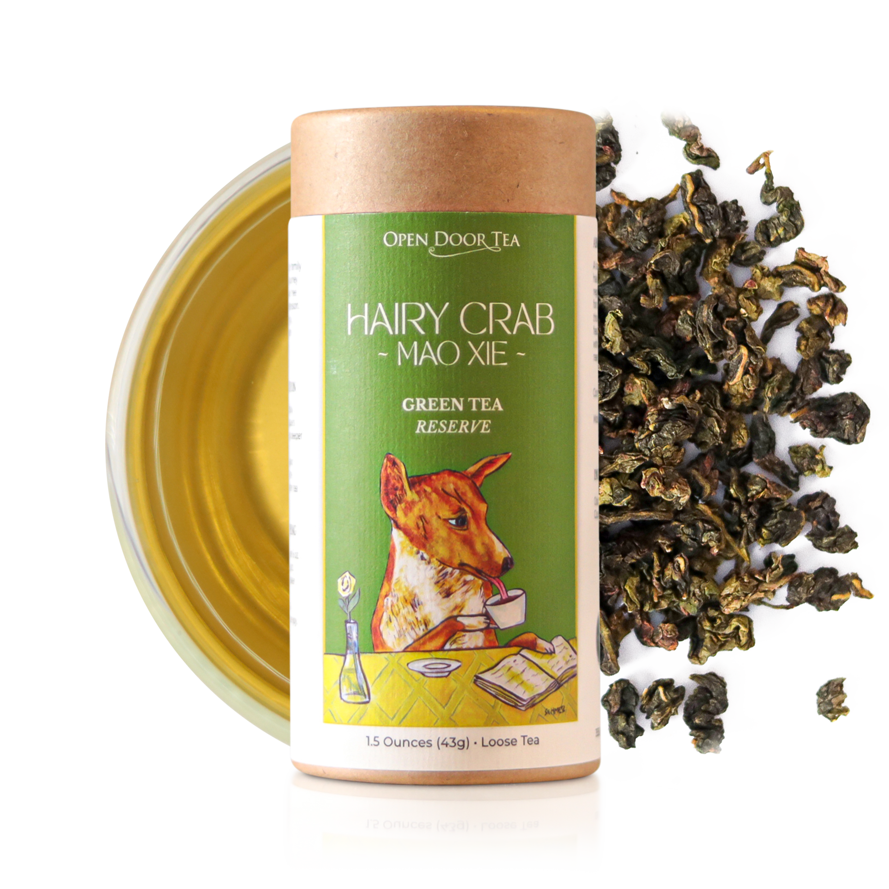Anxi Oolong Hairy Crab | Oolong Tea, Loose Leaf – Open Door Tea CT