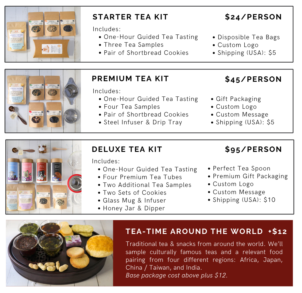 Tea Gift Basket  Virtual Events and Virtual Tastings