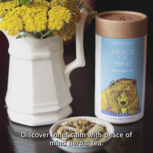 Peace of Mind | Herbal, Functional Tea, Loose Leaf – Open Door Tea CT