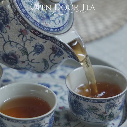 ローポタリー　アーントステラ ハーブポッド＆トレー Sunset Sweetheart | Rooibos Tea, Loose Leaf – Open Door Tea CT