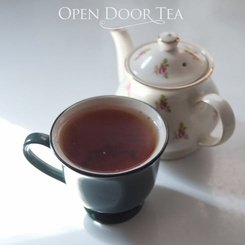 Serenity Rose | Tulsi Tea, Loose Leaf – Open Door Tea CT