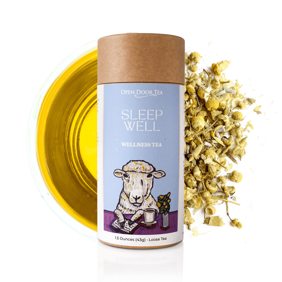 Sleep Well | Herbal, Functional Tea, Loose Leaf – Open Door Tea CT